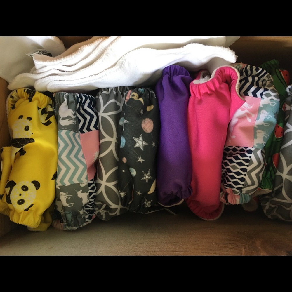 Newborn All in One Cloth Diapers